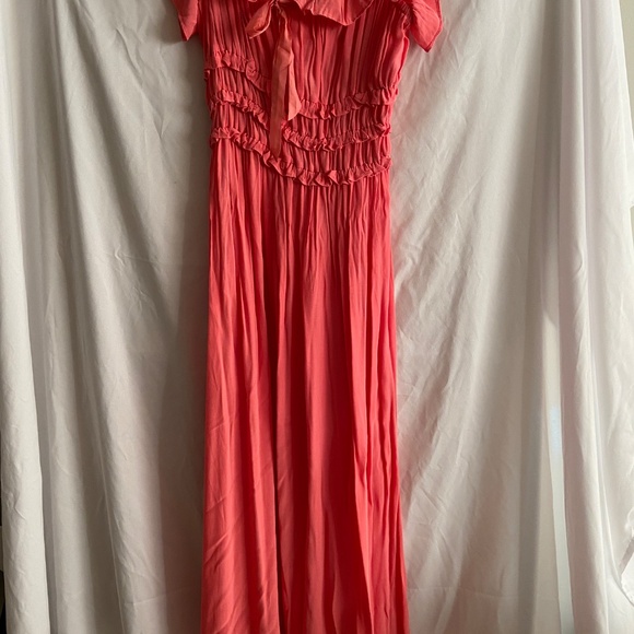 Doen Carolynn Maxi Dress, Coral, Large - Picture 5 of 10